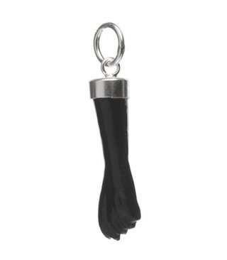 Colgante Puño Higa Negra 20mm