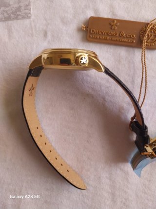 Orologio automatico Dreyfuss & Co oro nero