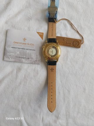 Orologio automatico Dreyfuss & Co oro nero
