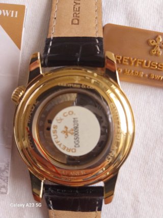 Orologio automatico Dreyfuss & Co oro nero