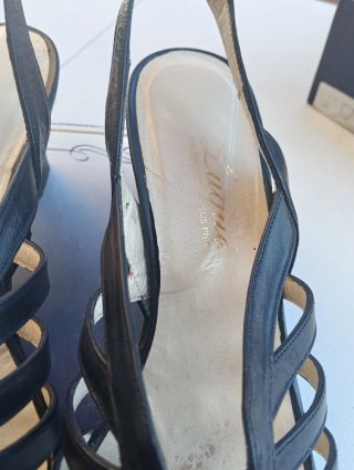 Sandalias piel de tacon