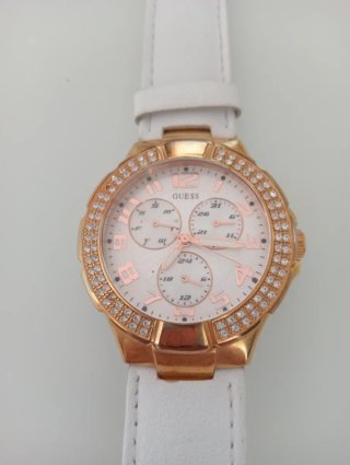 Orologio Guess donna oro e bianco