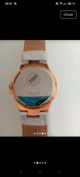 Orologio Guess donna oro e bianco