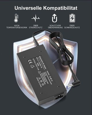 YISBAT Caricatore 120W 19.5V 6.15A Dock HP