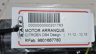 MOTOR ARRANQUE CITROEN DS4 Design
