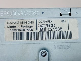SISTEMA AUDIO / RADIO CD PEUGEOT 307 (S1) XR