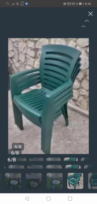 Conjunto mesa+4 sillas jardín/terraza/balcon