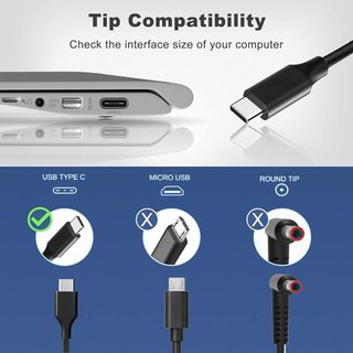 VANZFLOW Cargador USB‑C 130W 20V 6.5A Dell