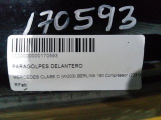 PARAGOLPES DELANTERO MERCEDES-BENZ CLASE C (W203) BERLINA 180 Compressor (203.046)