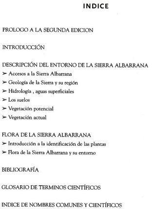 FLORA DE LA SIERRA SIERRA ALBARRANA. CORDOBA.