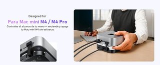 LEMORELE Dock 10‑en‑1 NVMe 4K60Hz 10Gbps Mac Mini