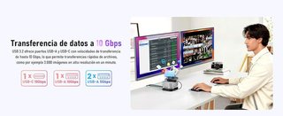 LEMORELE Dock 10‑en‑1 NVMe 4K60Hz 10Gbps Mac Mini