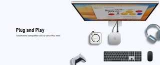 LEMORELE Dock 10‑en‑1 NVMe 4K60Hz 10Gbps Mac Mini