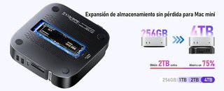 LEMORELE Dock 10‑en‑1 NVMe 4K60Hz 10Gbps Mac Mini