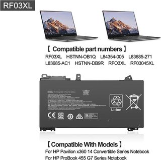 Batteria ALIPOWER RF03XL per HP ProBook 430