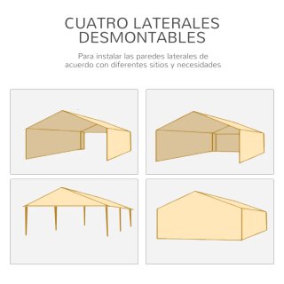 Carpa 6x3m