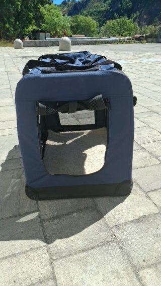 Cuccia/Portantino per cuccioli blu