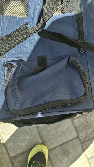 Cuccia/Portantino per cuccioli blu