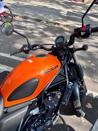 Honda CL500 Naranja y Negra