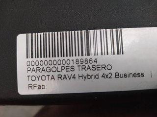 PARAGOLPES TRASERO TOYOTA RAV 4 Advance Hybrid