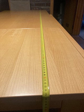 Mesa comedor extensible madera