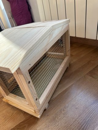 Jaula para animal pequeño madera