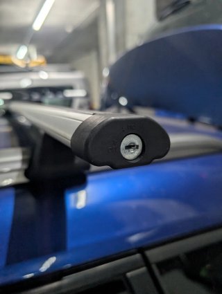 Barras de portaequipajes de aluminio