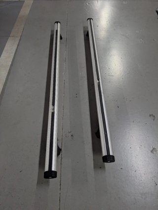 Barras de portaequipajes de aluminio