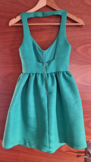Vestido fiesta verde