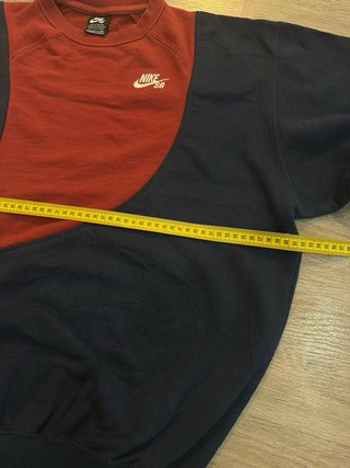 Nike SB Sudadera Crewneck Bicolor Roja y Azul