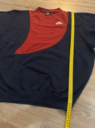 Nike SB Sudadera Crewneck Bicolor Roja y Azul
