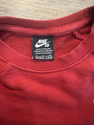 Nike SB Sudadera Crewneck Bicolor Roja y Azul
