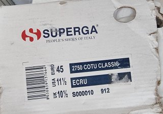 Superga Cotu Classic 2750FLUO Tg. 45
