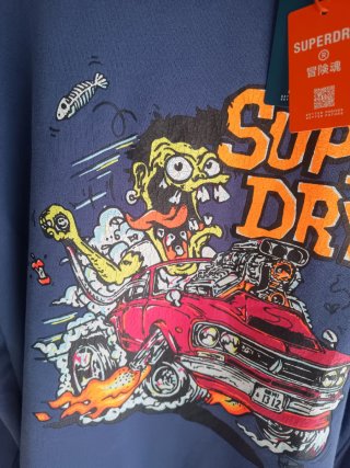 Sudadera Superdry Estampada Talla M