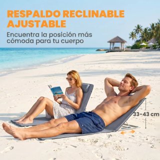 2 Esterillas de Playa Plegables
