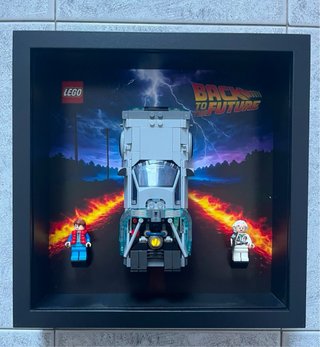Vetrina per Lego Back to the Future DeLorean