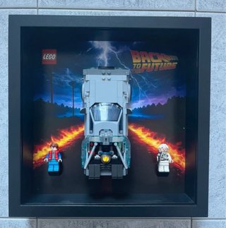 Vetrina per Lego Back to the Future DeLorean