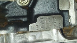 MOTOR COMPLETO TOYOTA HILUX (GUN1) DOBLE CABINA LEGEND 4X4