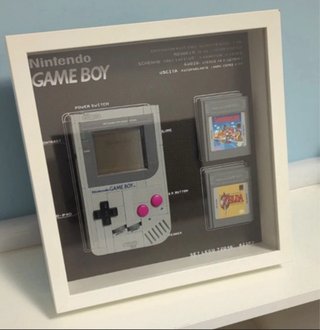 Cornice Display Case for Lego Nintendo Game Boy