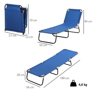 Tumbona plegable