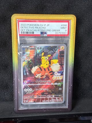Carta Pokémon Detective Pikachu SV-P JP #098 PSA 9
