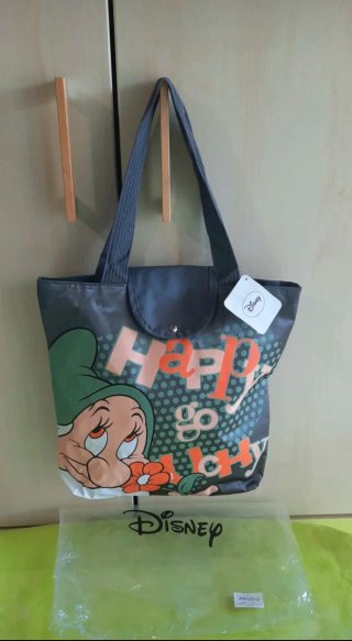 Borsa Disney con personaggio e scritta