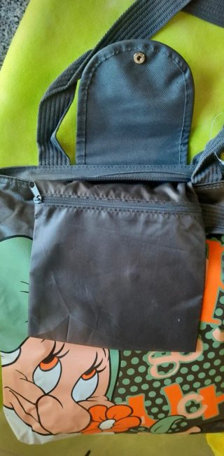 Borsa Disney con personaggio e scritta