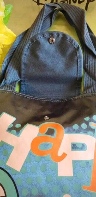 Borsa Disney con personaggio e scritta