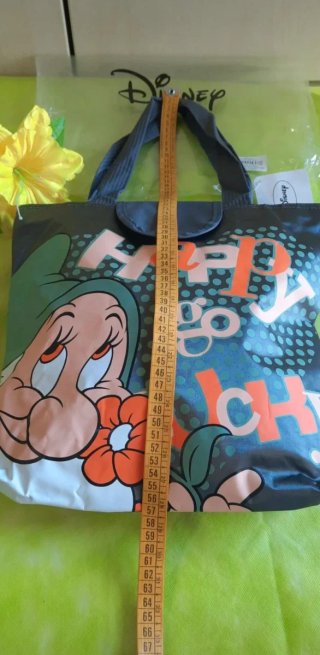 Borsa Disney con personaggio e scritta