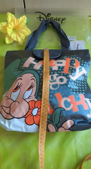 Borsa Disney con personaggio e scritta