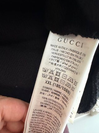 Sudadera Gucci Negra con Cremallera
