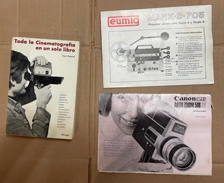 Conjunto kit Filmacion Super 8