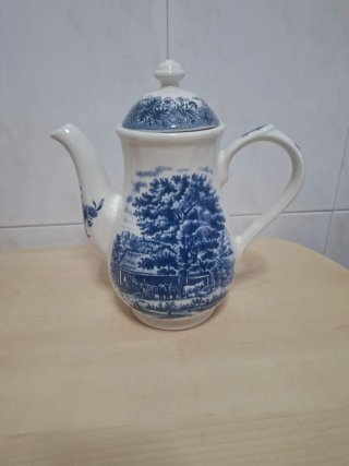 Cafetera Churchill porcelana inglesa