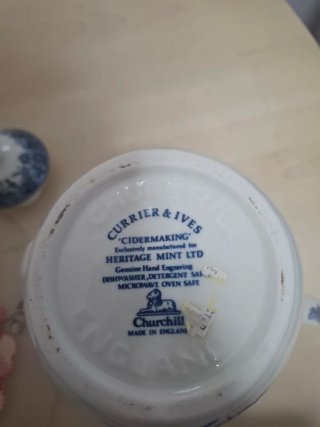Cafetera Churchill porcelana inglesa